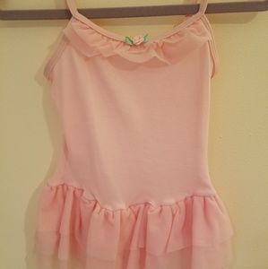 Body Wrappers pink dance leotard
